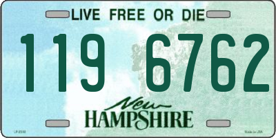 NH license plate 1196762