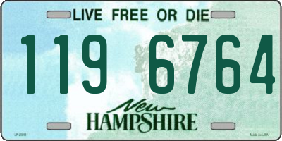 NH license plate 1196764