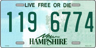 NH license plate 1196774