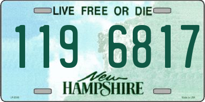 NH license plate 1196817