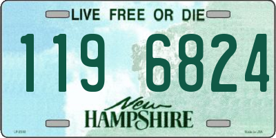NH license plate 1196824