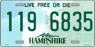 NH license plate 1196835