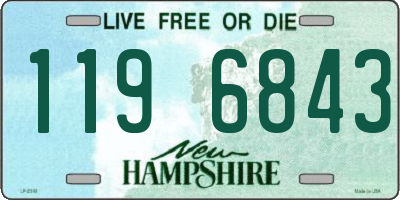 NH license plate 1196843
