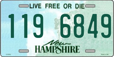 NH license plate 1196849