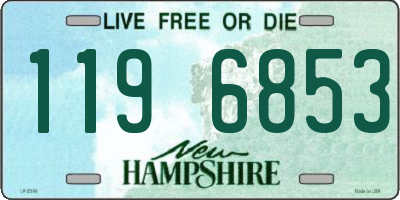 NH license plate 1196853