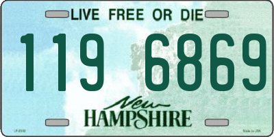 NH license plate 1196869