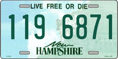 NH license plate 1196871