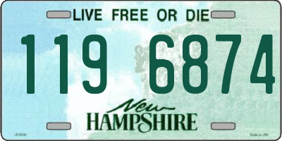 NH license plate 1196874