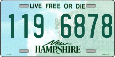 NH license plate 1196878