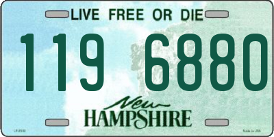 NH license plate 1196880