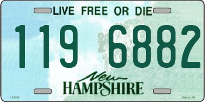 NH license plate 1196882