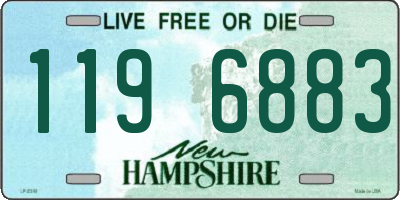 NH license plate 1196883