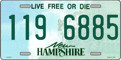 NH license plate 1196885