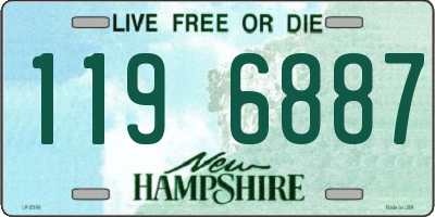 NH license plate 1196887