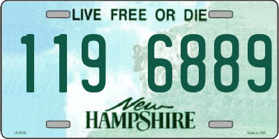 NH license plate 1196889
