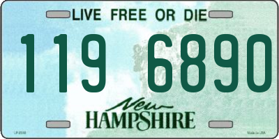 NH license plate 1196890