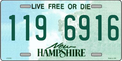 NH license plate 1196916