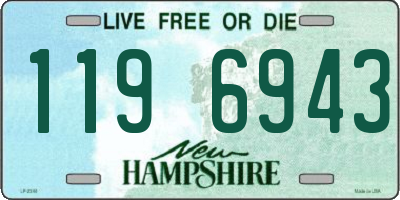 NH license plate 1196943