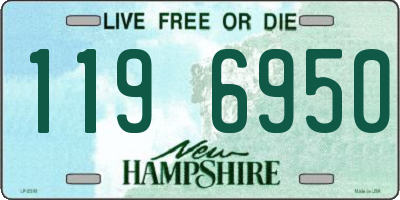 NH license plate 1196950