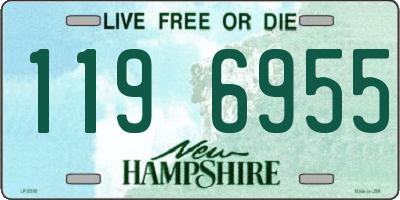 NH license plate 1196955