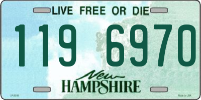 NH license plate 1196970