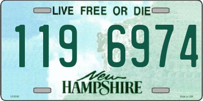 NH license plate 1196974