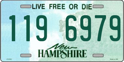 NH license plate 1196979