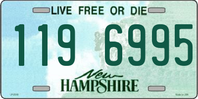 NH license plate 1196995
