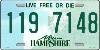 NH license plate 1197148
