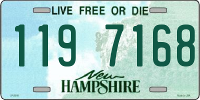 NH license plate 1197168