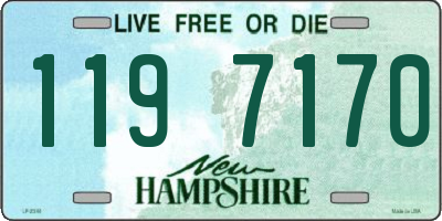 NH license plate 1197170