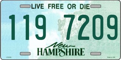 NH license plate 1197209