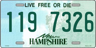 NH license plate 1197326