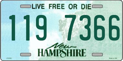 NH license plate 1197366