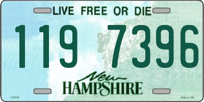 NH license plate 1197396
