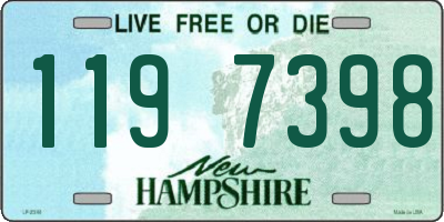 NH license plate 1197398