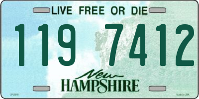NH license plate 1197412