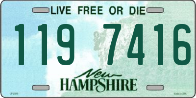 NH license plate 1197416