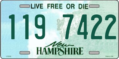 NH license plate 1197422