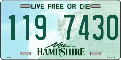 NH license plate 1197430