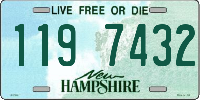 NH license plate 1197432