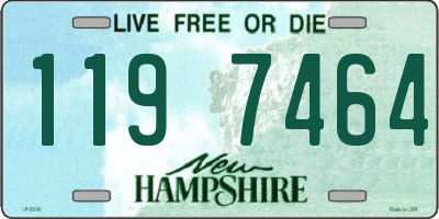 NH license plate 1197464