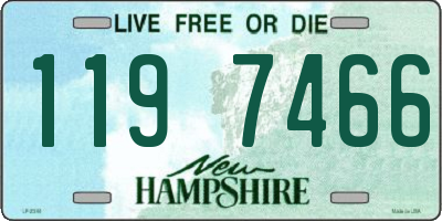 NH license plate 1197466
