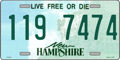 NH license plate 1197474