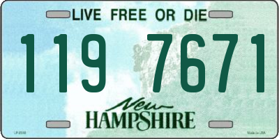 NH license plate 1197671