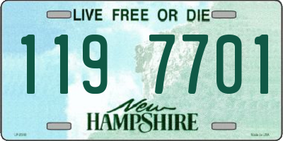 NH license plate 1197701