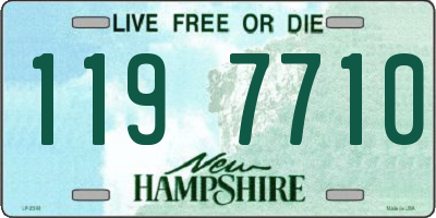NH license plate 1197710