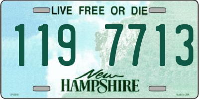 NH license plate 1197713