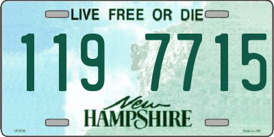NH license plate 1197715