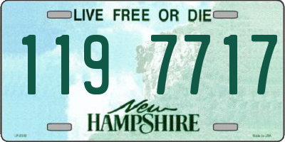NH license plate 1197717